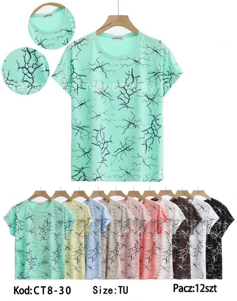 Bluzki damskie  Roz Standard, Mix Kolor Paczka 12 szt